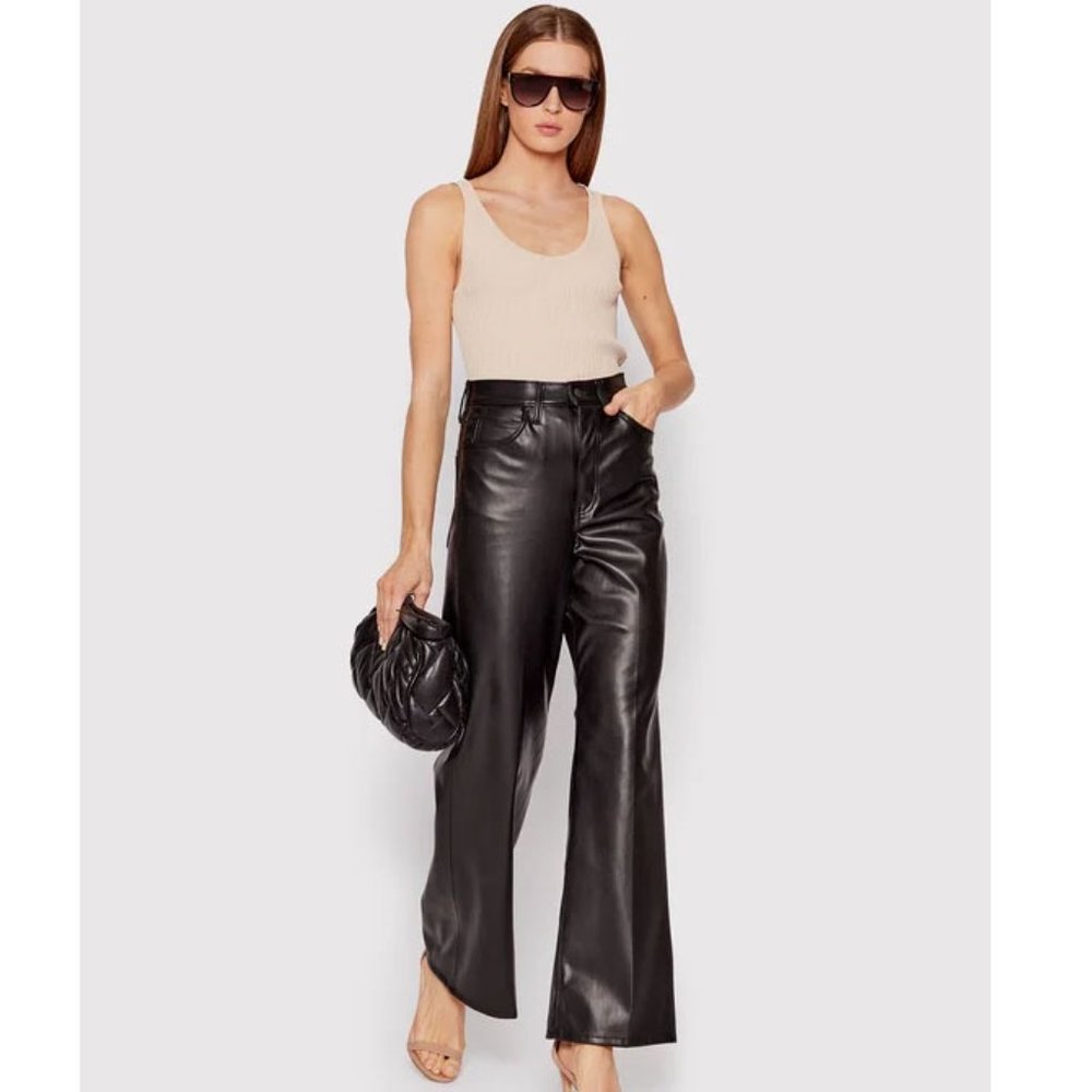 Levi's Premium 70'S FAUX LEATHER FLARE PANTS